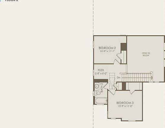 Harrison Floor Plan, Quick Move-In Home, Floor 2