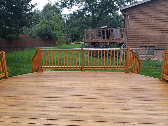 16' X 18' cedar deck