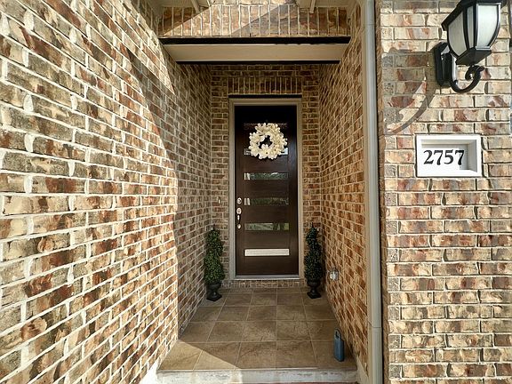 Upgraded glass paneled door