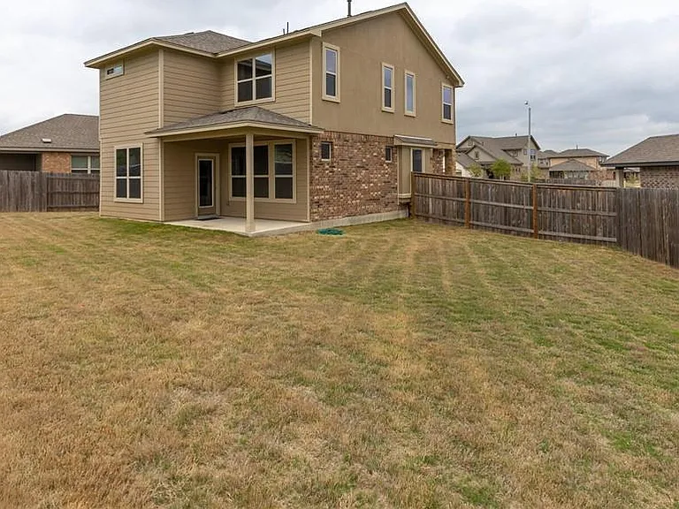 Large lawn for children or pets