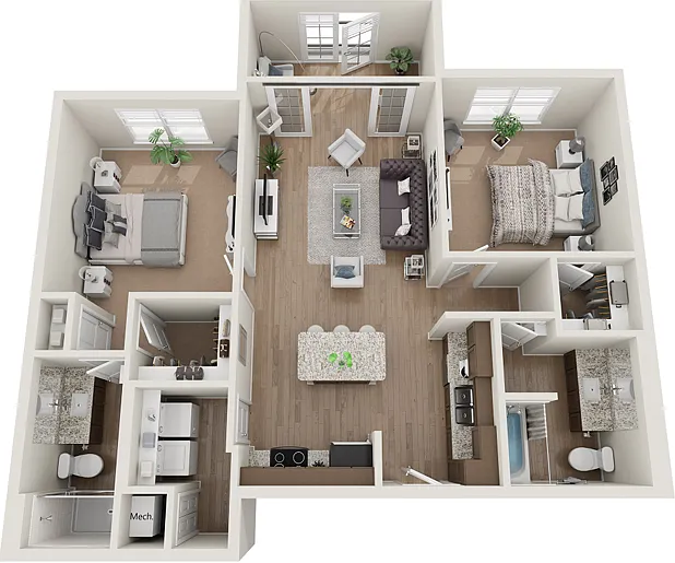 Floor plan B2
