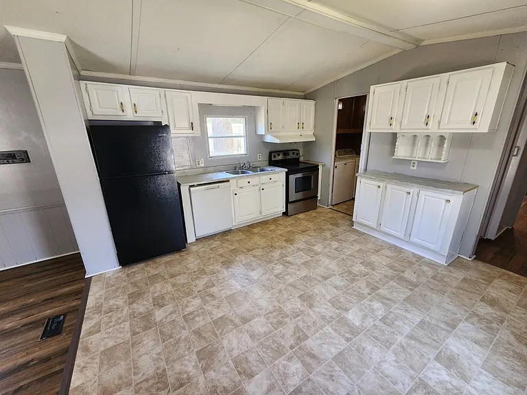 Dishwasher, refrigerator, stove, all included as well as plenty of cabinet space!