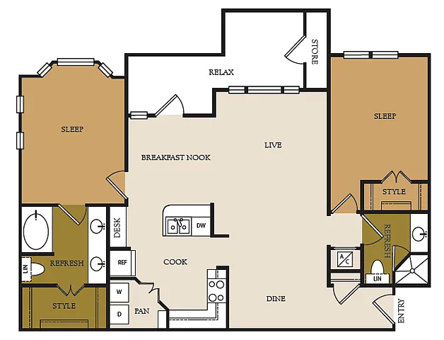 Floor plan B2