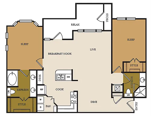 Floor plan B2