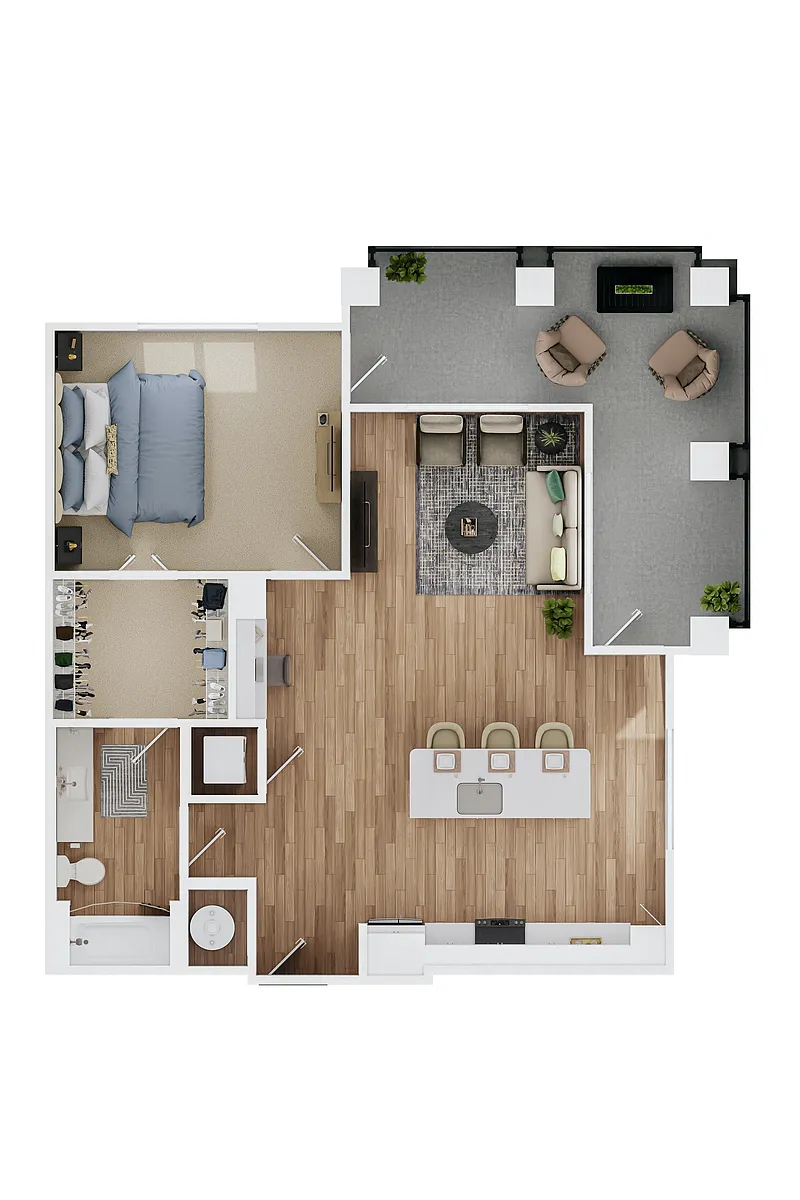 Floor plan 1C