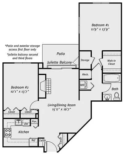 Floor plan B3