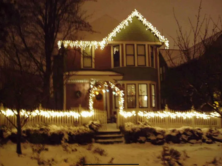 Winter view from street