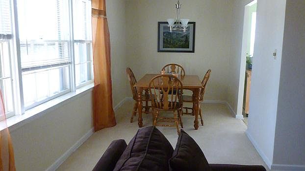 Dining area off kitchen