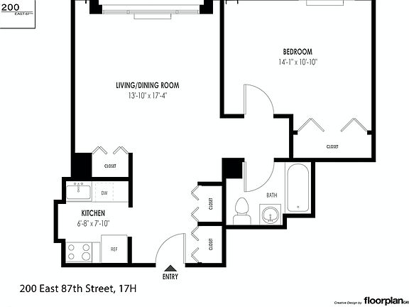 2nd image of 200 E 87th St APT 17H