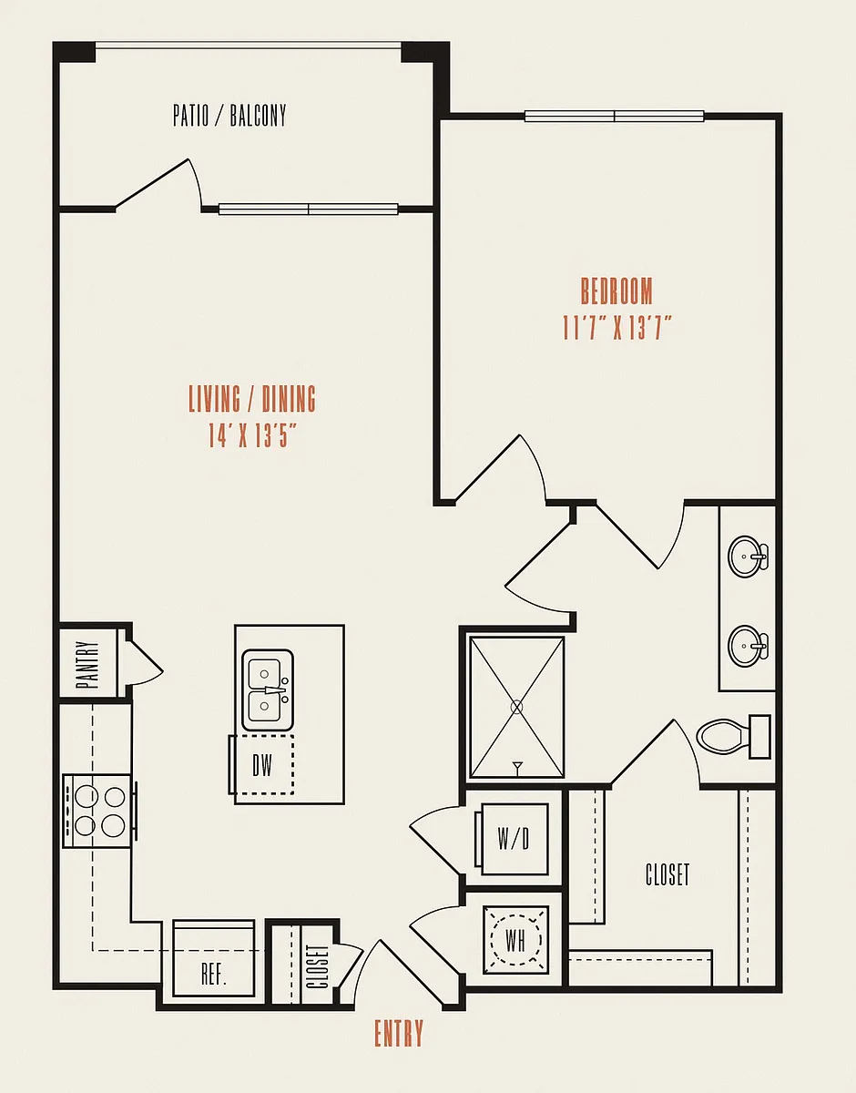 Floor plan A1B