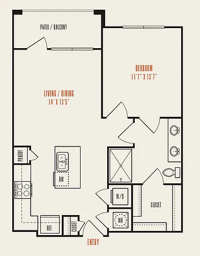 Floor plan A1B