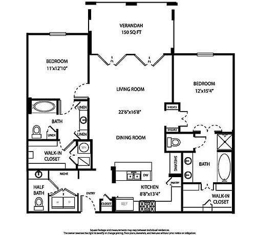 Floor plan Vacquero