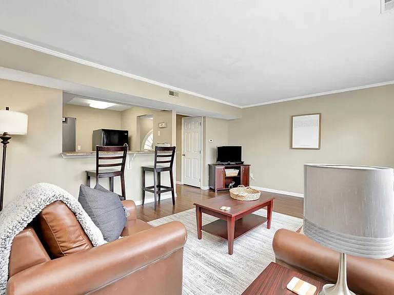 Fully Furnished Apartments with Leather Package at The Commons Student Apartments in Oxford, OH