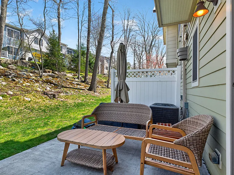 Private patio