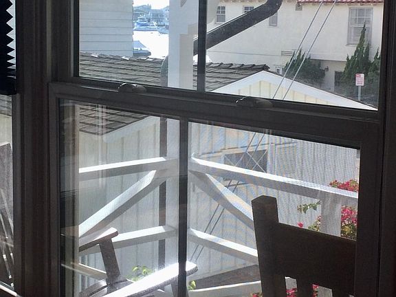 View from dining area