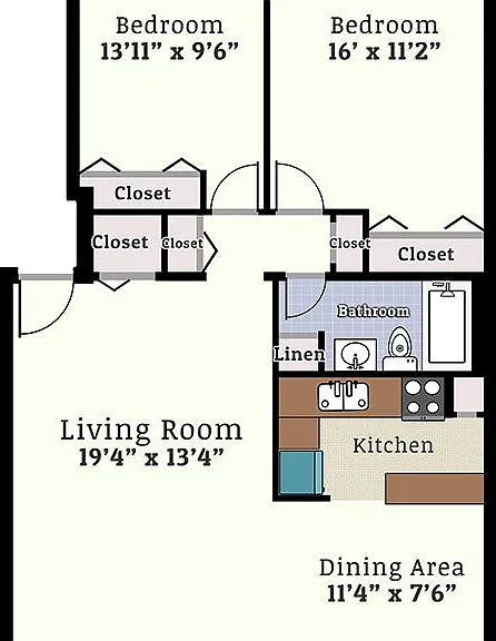 Woodmere 2 Bedroom Balcony Woodmere 2 Bedroom Balcony