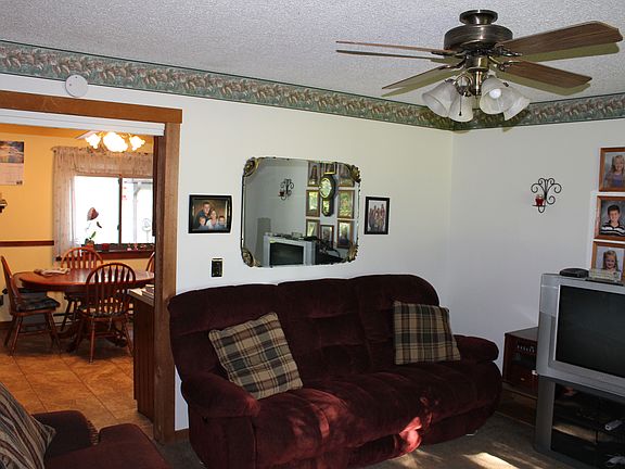 living room into kitchen