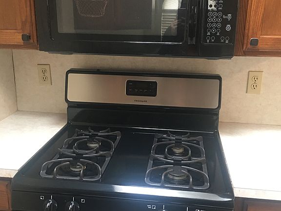 Gas stove and microwave