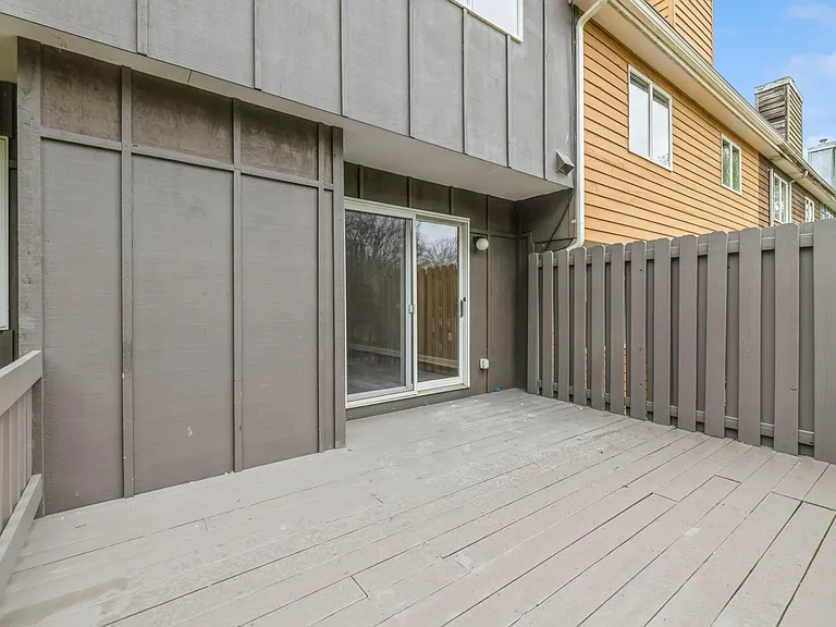 Deck off living room