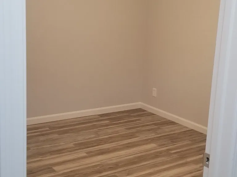 bedroom 1. Actuall room has carpet.