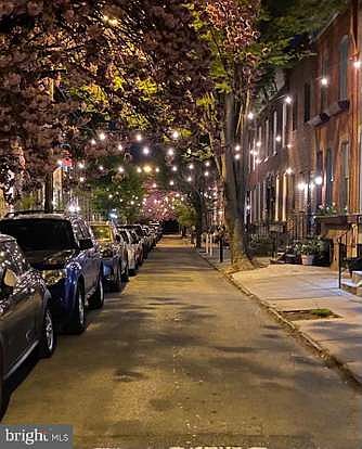 beautiful lighted street
