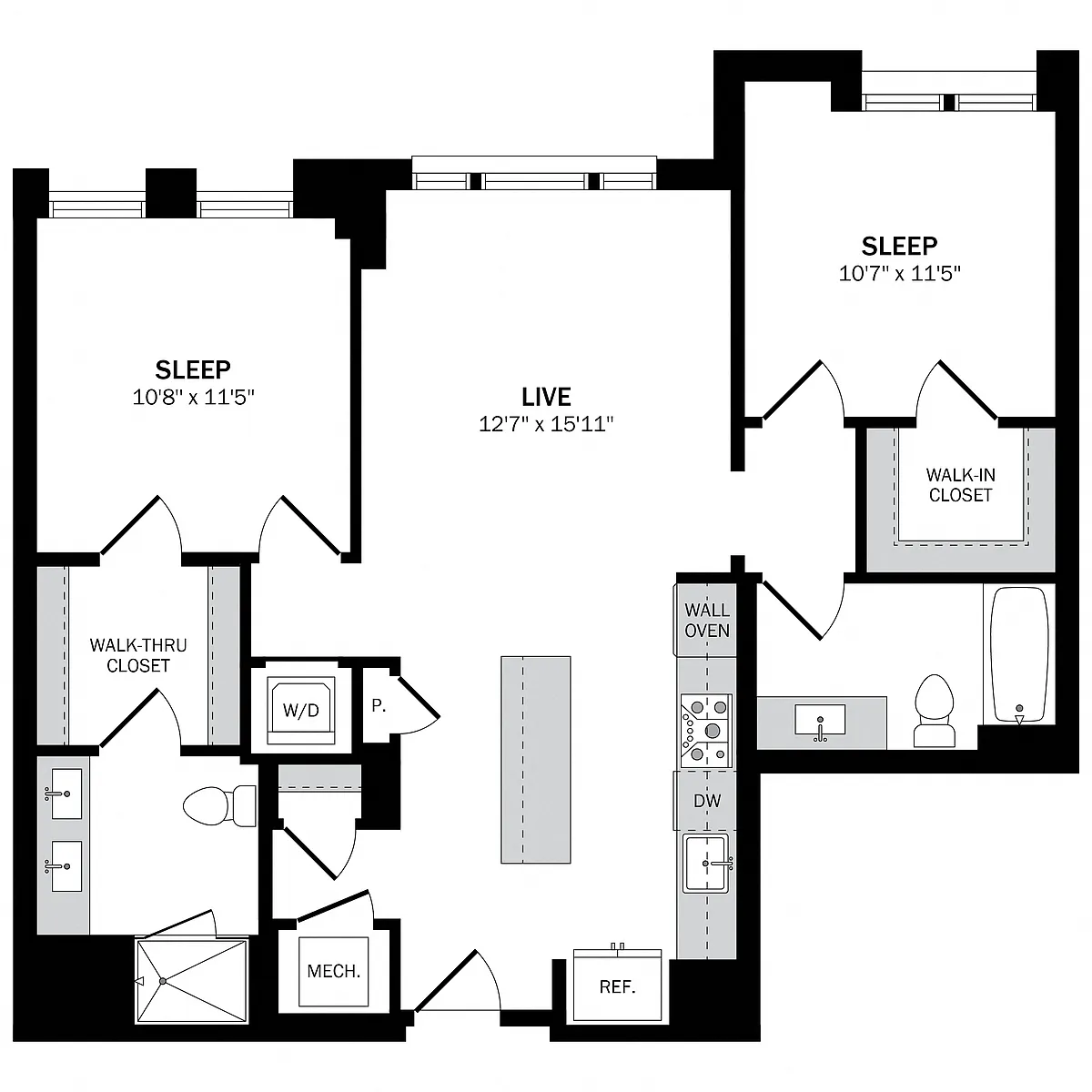 Floor plan HC16