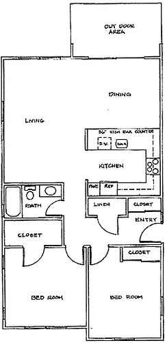 Floor plan Floorplan Two Bedroom