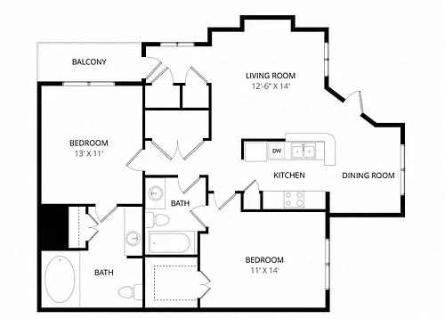 Floor plan Gleneagles