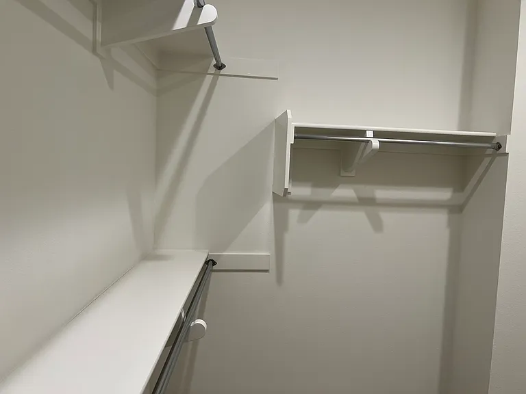 Master walk in closet