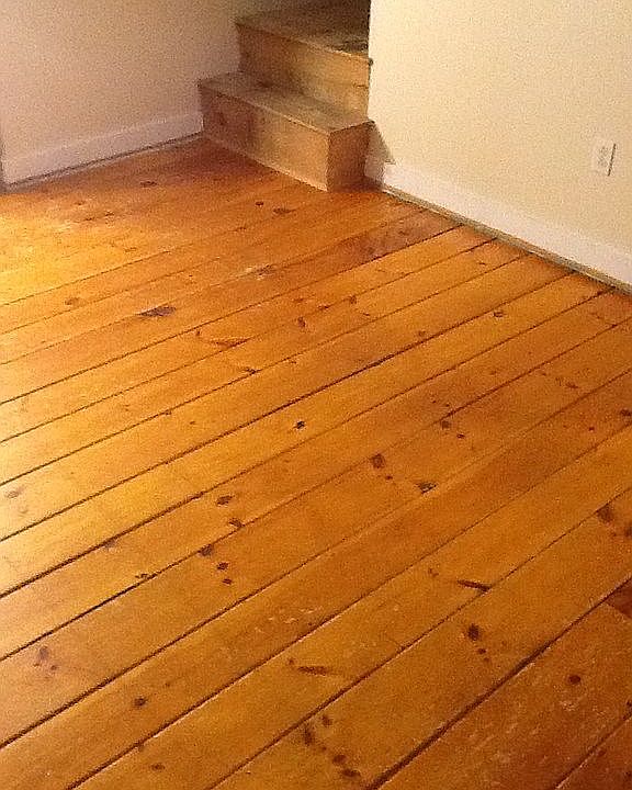 Pine wood floors