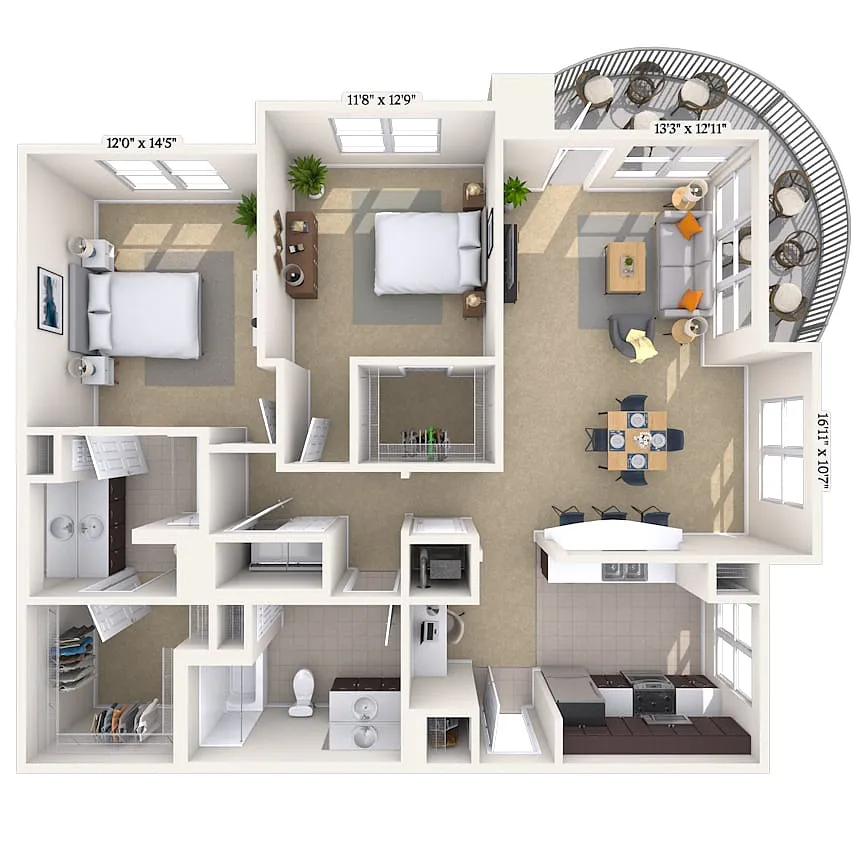 Floor plan Adirondack