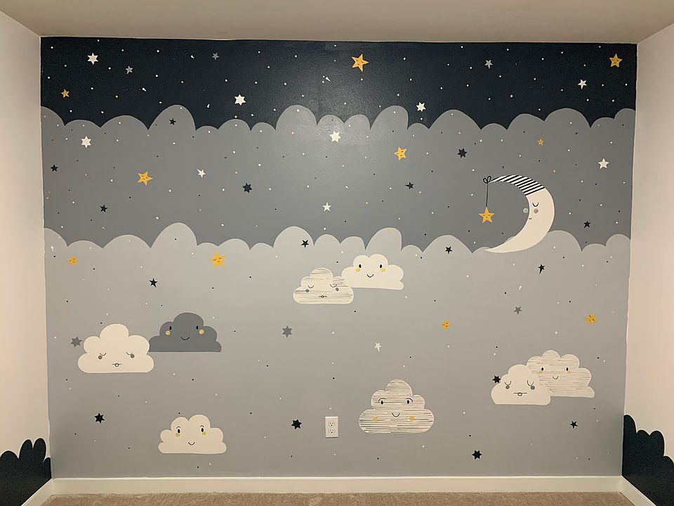 kids room - wall painting