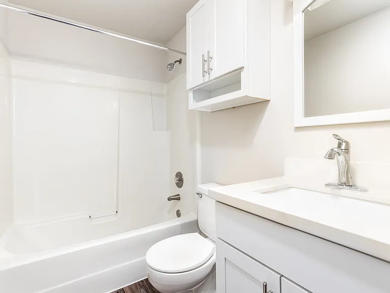 White Cabinetry, Undermount Sink