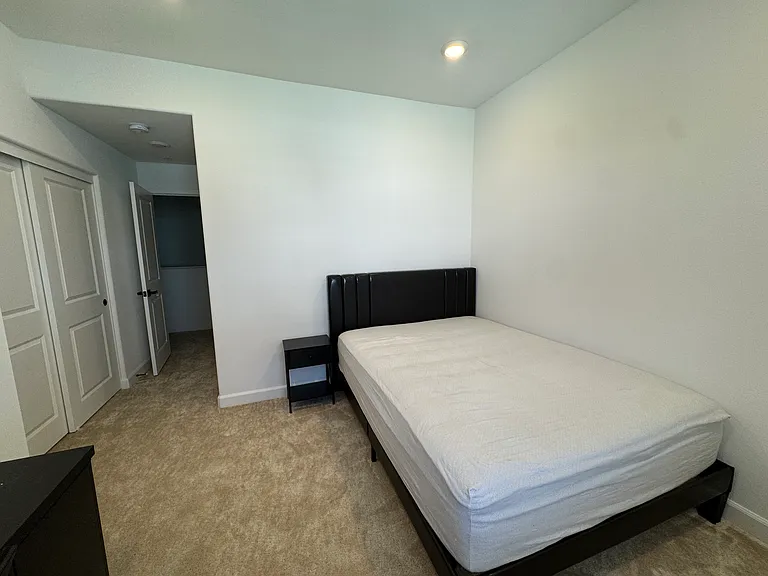 Queen sized bed
