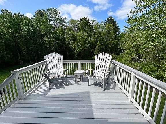 Deck off dining area