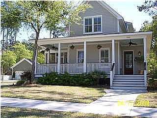Inviting wrap around porch
