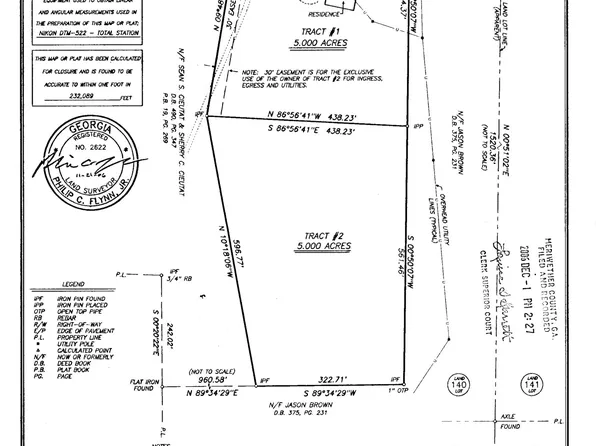 TRACT 2 Luthersville Rd, Gay, GA 30218