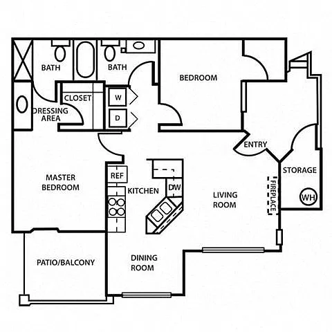 Floor plan The Mesa