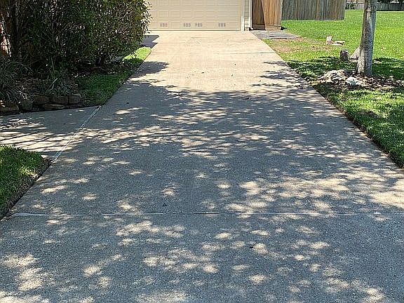Driveway shaded