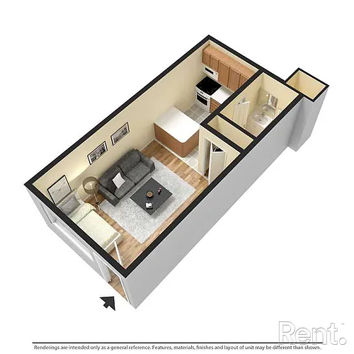 Floor plan Studio