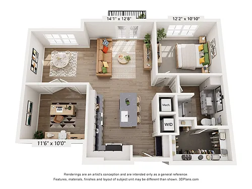 Floor plan The Churchill
