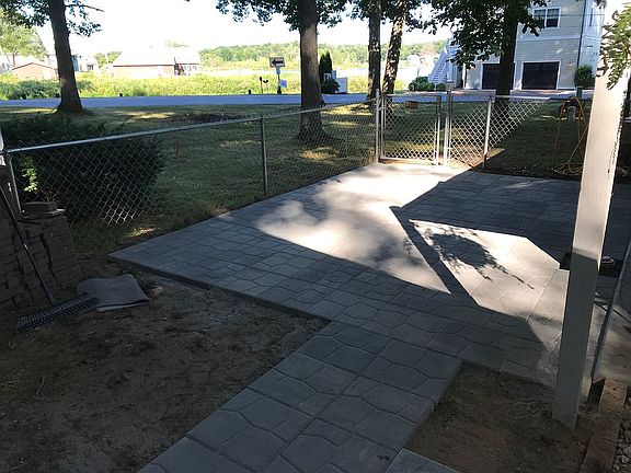 new huge patio 