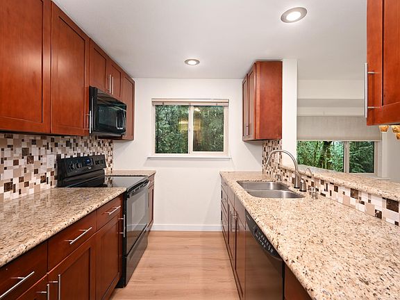 Remodeled kitchen, granite countertop
