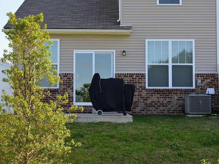 Backyard - can be used as a beautiful seating area for private views.