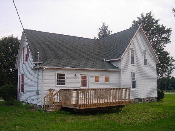 Back view of the house