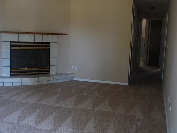 Living room fireplace