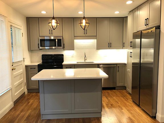 Kitchen island view