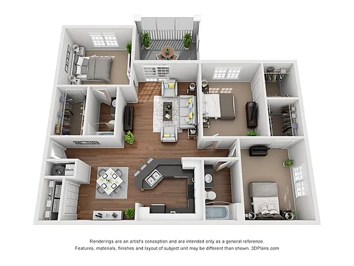 Floor plan FIRE BALCONY RENOVATED