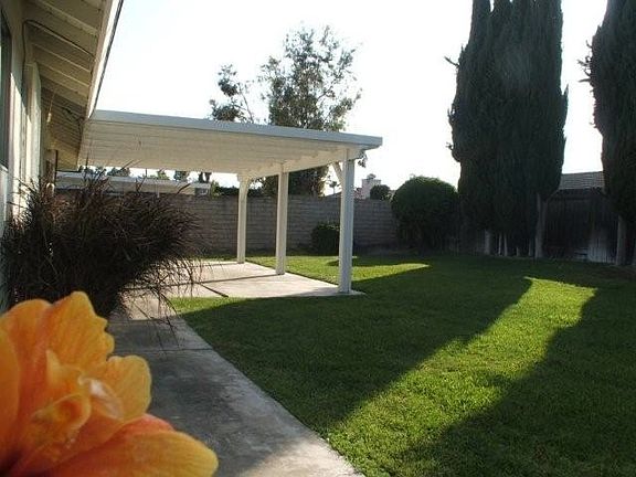 Large backyard