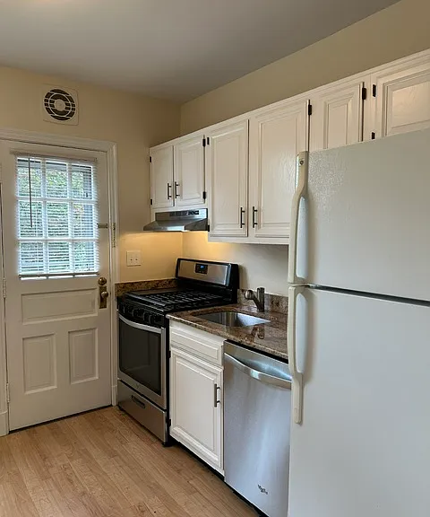 Kitchen opens to rear deck